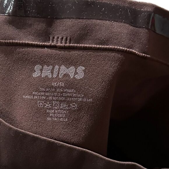 SKIMS Seamless Sculpt High-waisted Thong In Cocoa Brown Shaping Shapewear - Picture 8 of 8